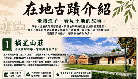 走讀潭子古蹟，看見百年時光的故事